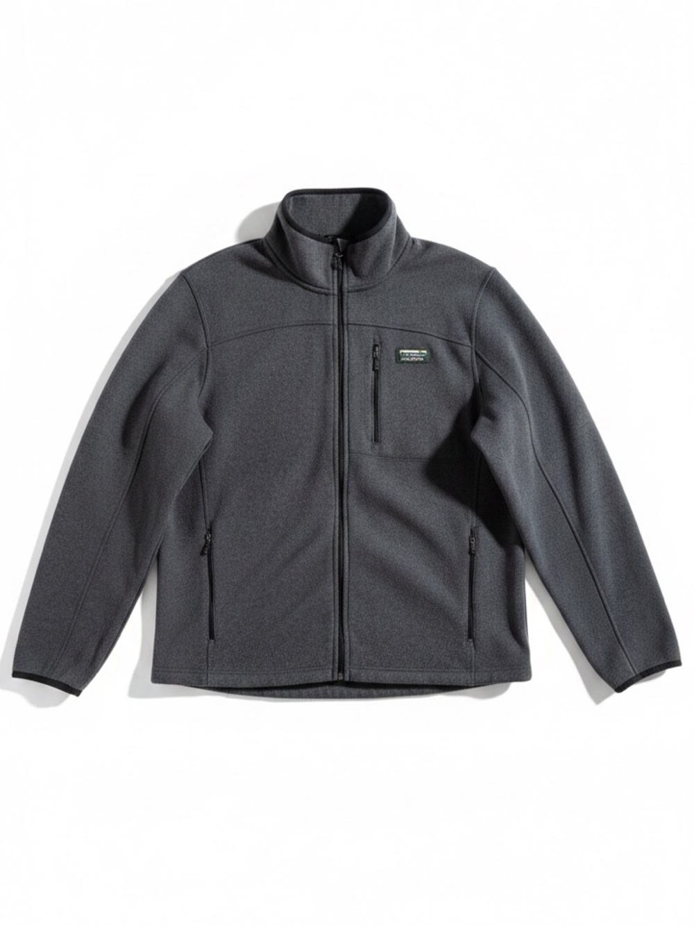 L.L. Bean Better Sweater Fleece Jacket Gray Full Zip Outdoor Casual Hiking XL